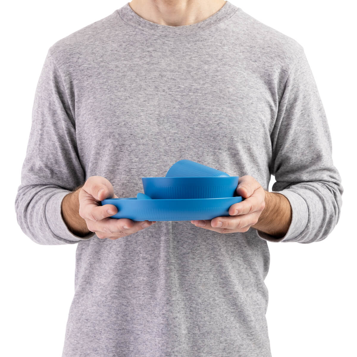 Camp Dinnerware Set with Mesh Sack - [6 Piece] - Image 5